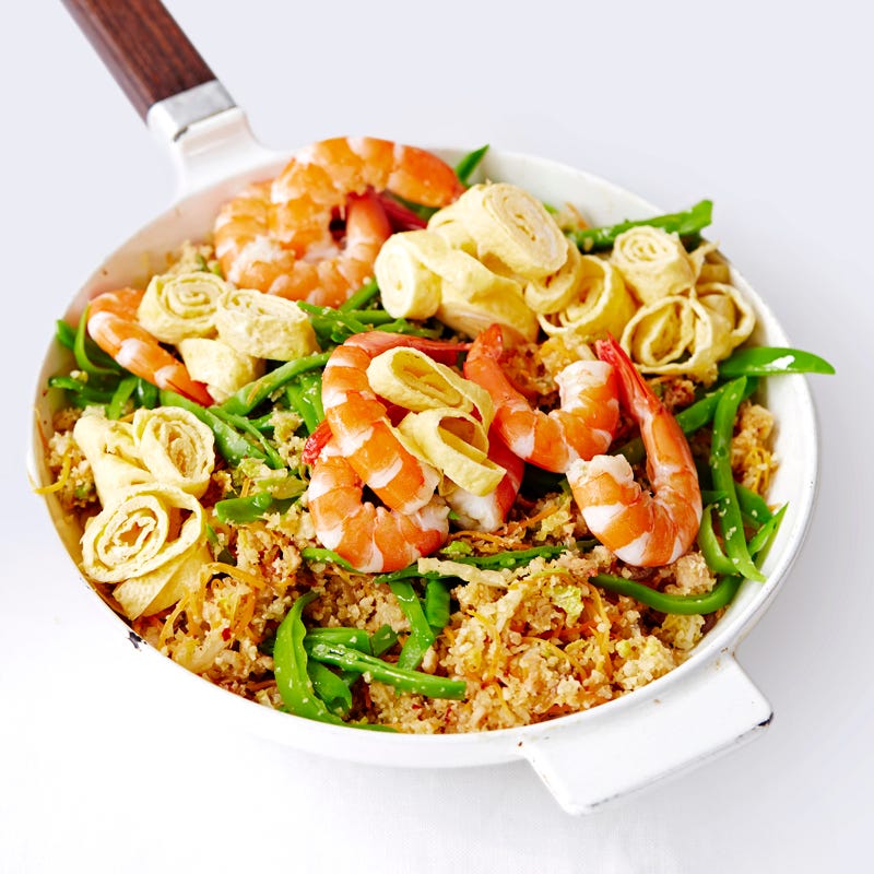 Photo of Bacon and prawn cauliflower fried wombok by WW