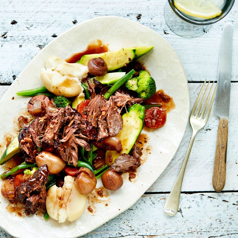 Photo of Slow-cooked beef in red wine and thyme by WW