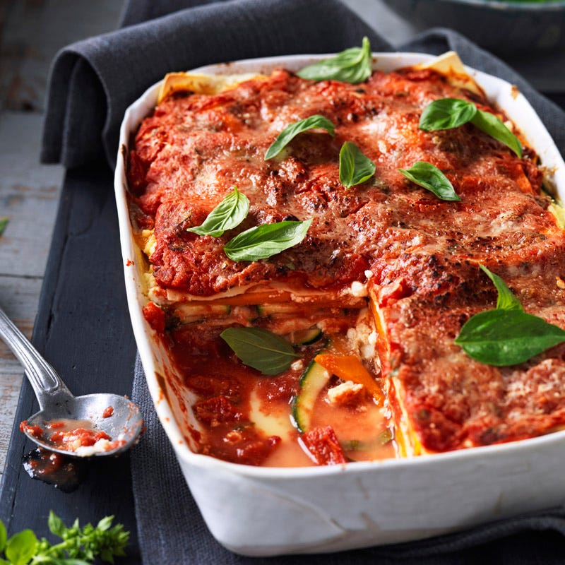 Slow cooker pumpkin, basil and ricotta lasagne