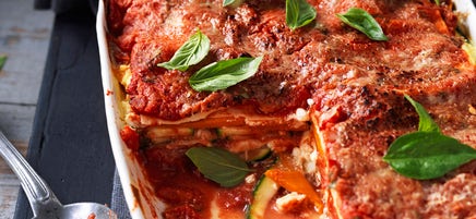Slow-cooker pumpkin, basil and ricotta lasagne