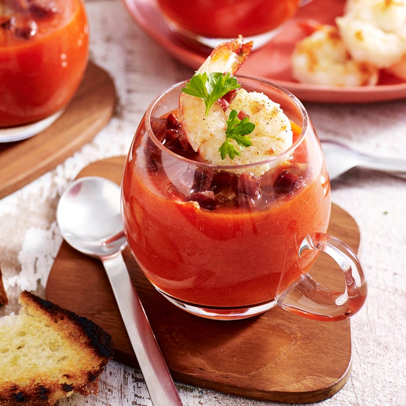 Photo of Chilled roast capsicum soup by WW