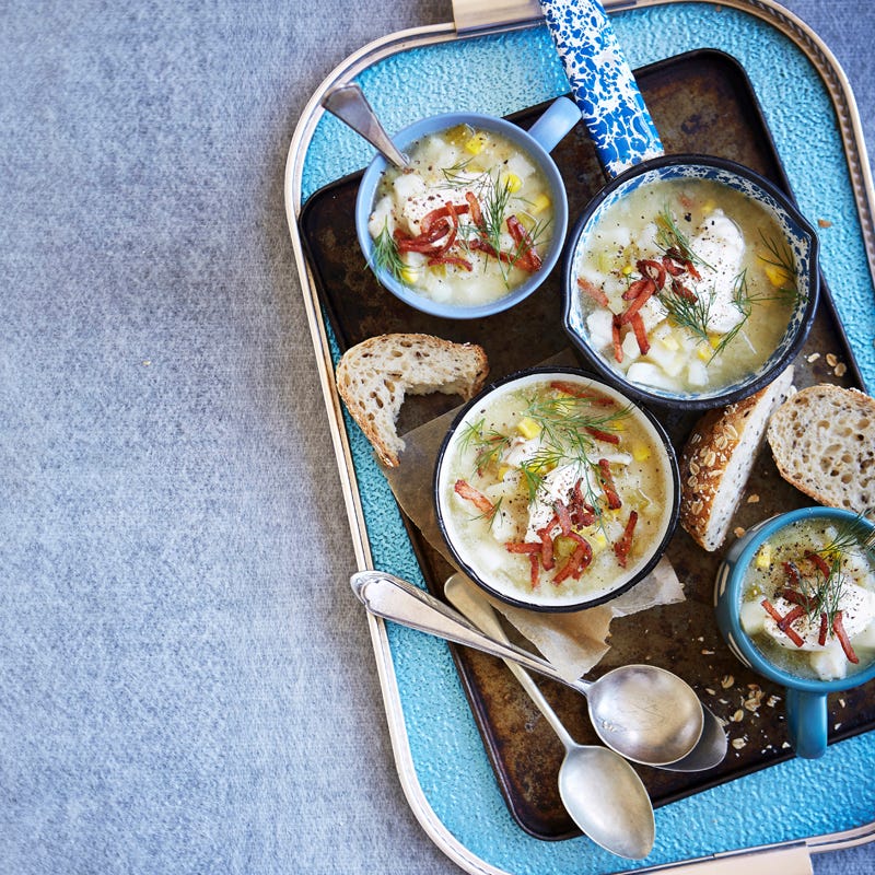 Photo of Fish and corn chowder by WW