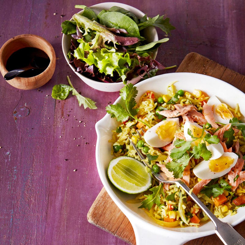 Photo of Smoked trout with curried rice by WW