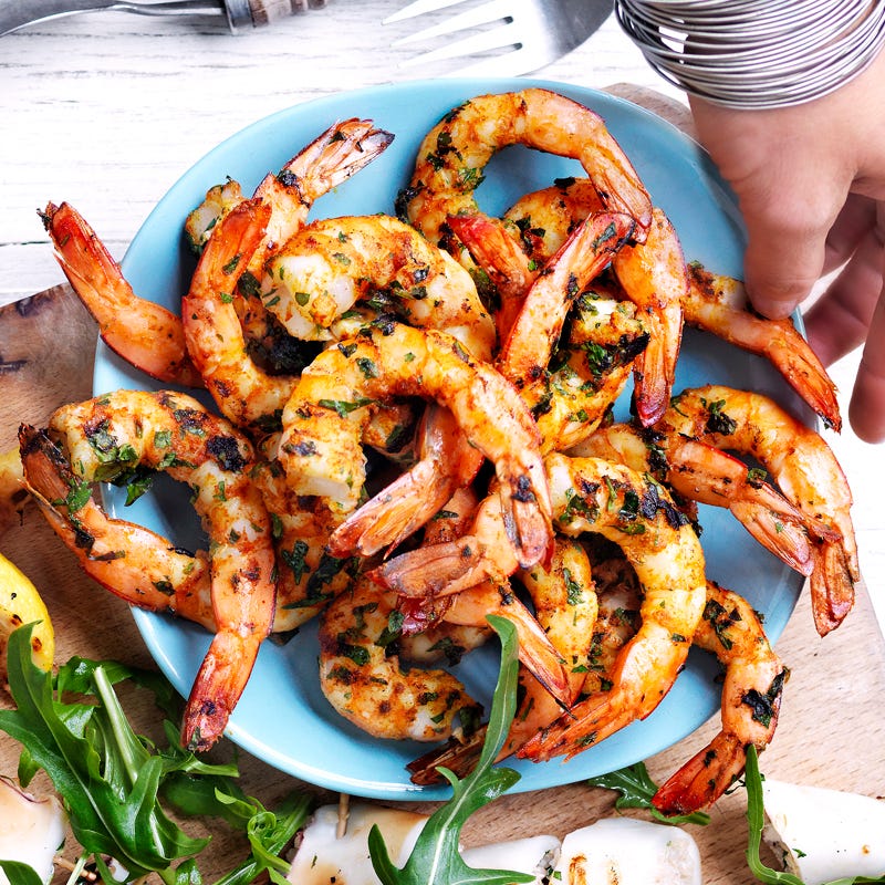 Photo of Spicy prawns with tzatziki by WW