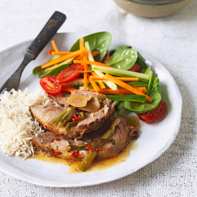 Photo of Korean braised lamb with pickled salad by WW