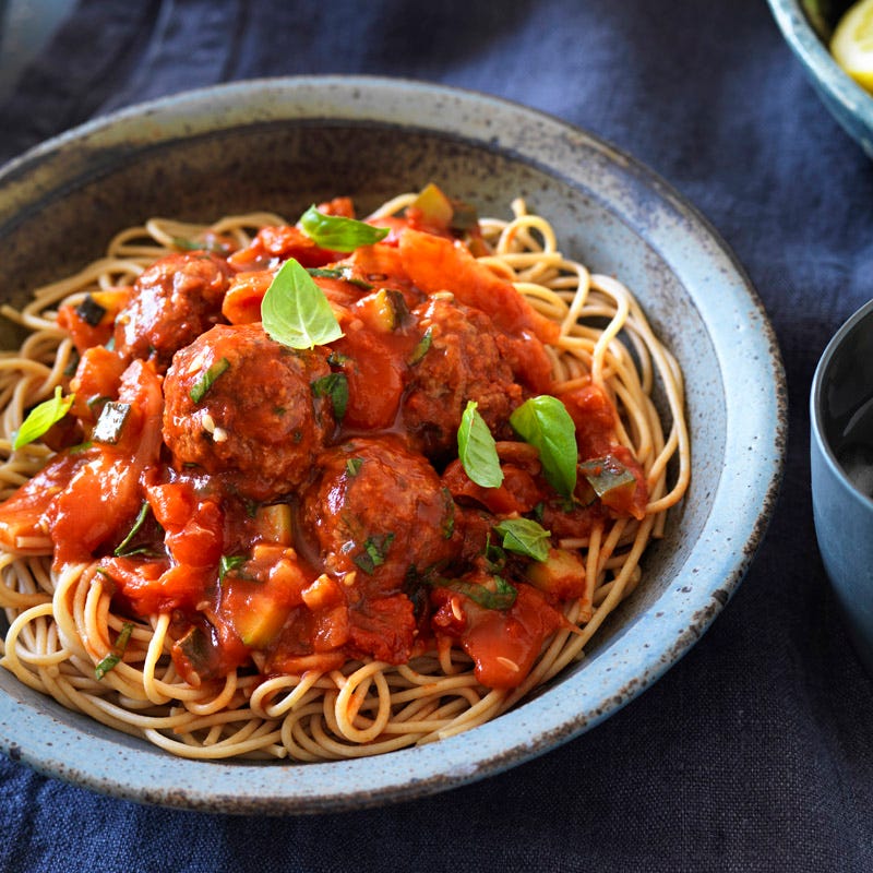 Photo of Veal meatballs in spicy tomato fennel sauce by WW