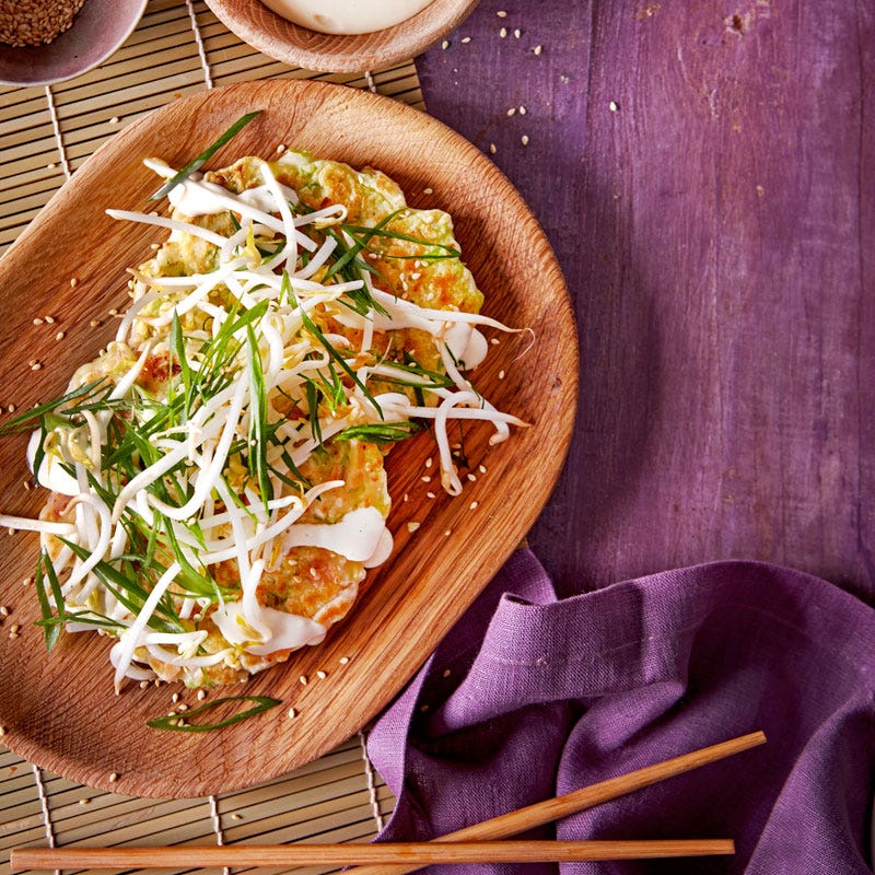 Photo of Okonomiyaki (Japanese pancakes) by WW