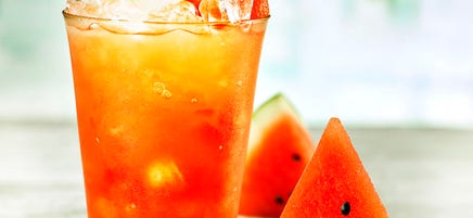 Watermelon and ginger punch