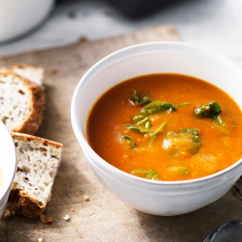 Photo of Red curry, sweet potato and lentil soup by WW
