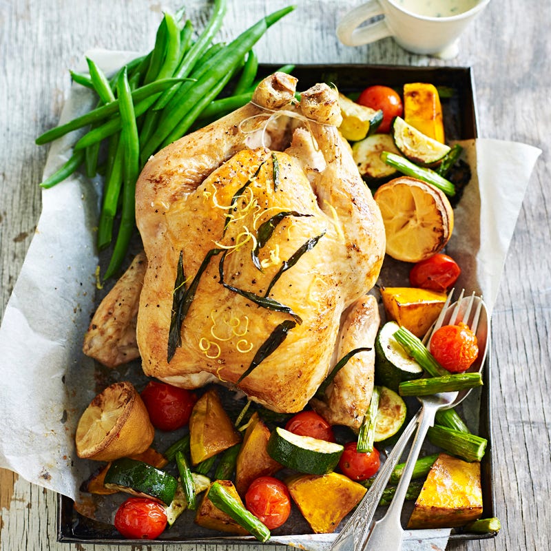 Photo of Roast tarragon chicken with creamy sauce by WW