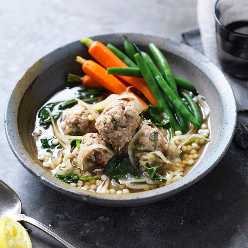 Photo of Pork meatballs with fennel and couscous by WW