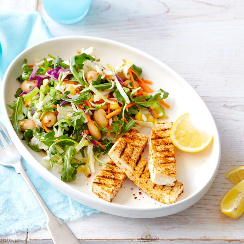 Photo of Spiced tofu with mixed cabbage slaw by WW