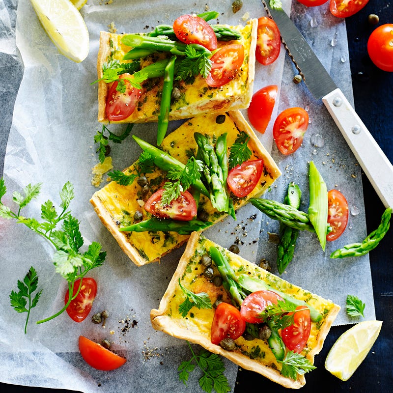 Photo of Chervil and salmon custard tart by WW