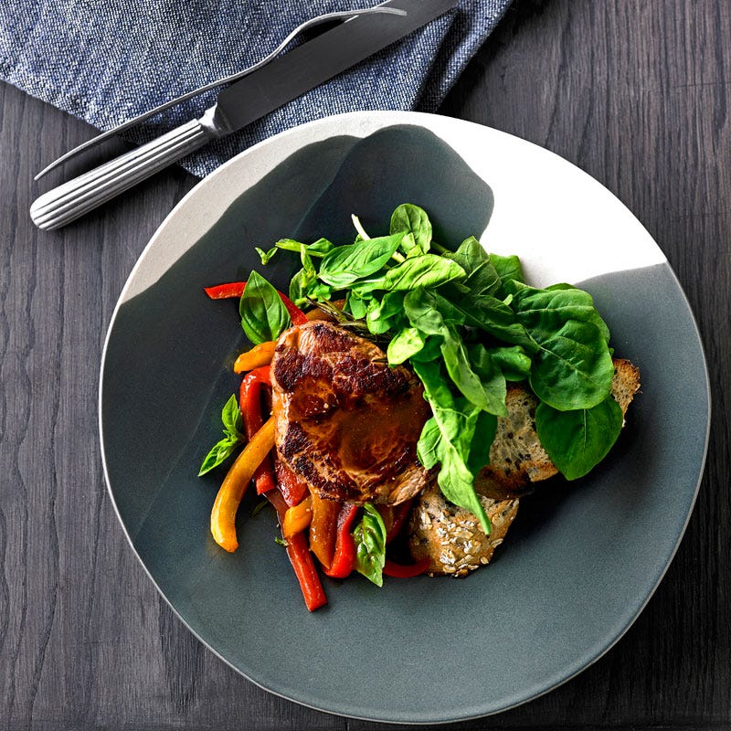 Photo of Grilled beef with peperonata by WW