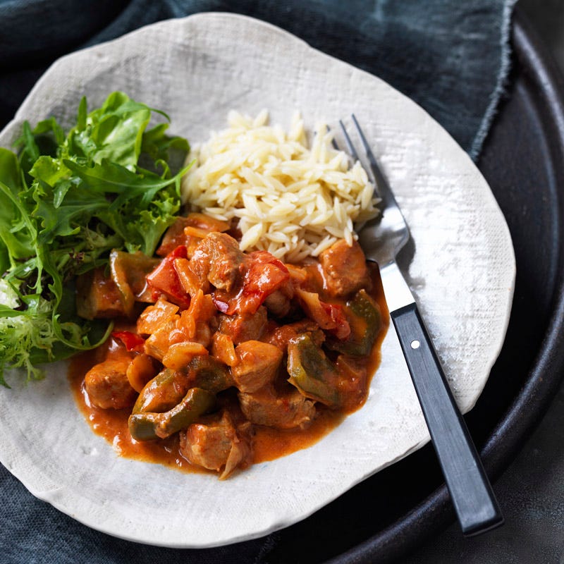 Photo of Creamy slow-cooked pork with capsicum by WW