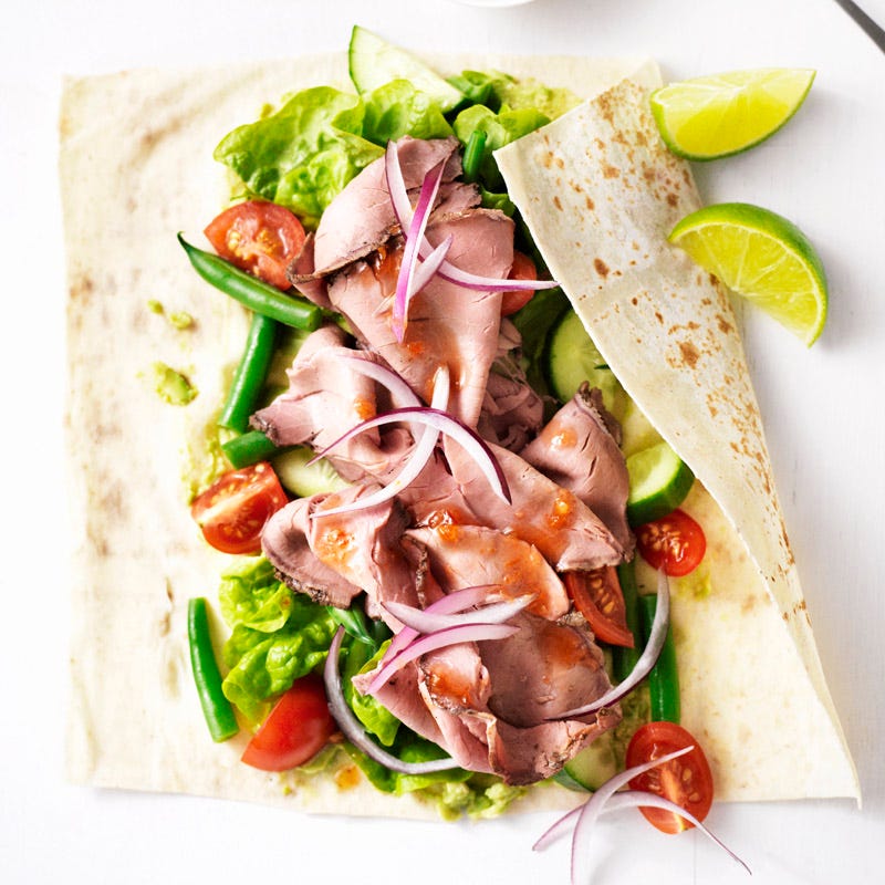 Photo of Thai beef salad wrap by WW