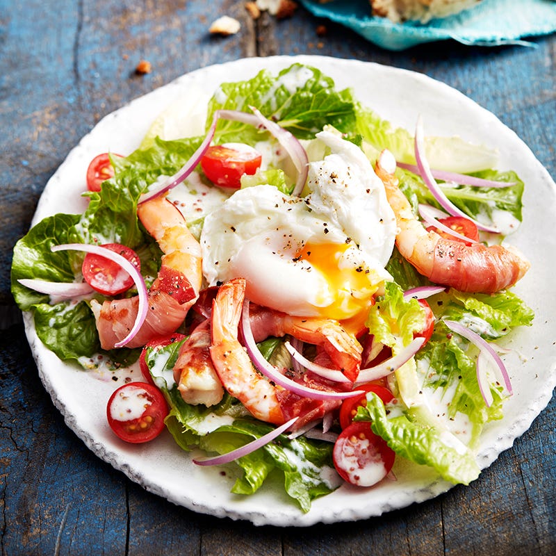 Photo of Prawn and egg BLT salad by WW