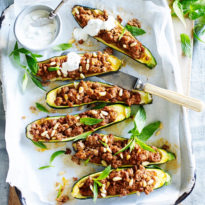 Photo of Zucchini filled with cardamom lamb by WW