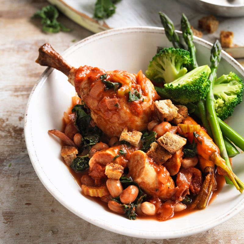Chicken cassoulet