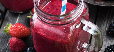 Acai and berry smoothie