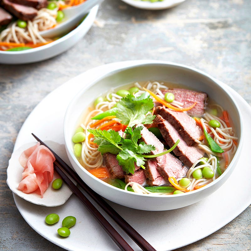 Photo of Wasabi beef fillet with miso soba noodles by WW