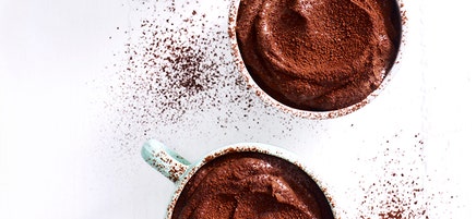 No added sugar chocolate mousse