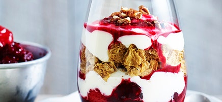 Wheat-Bix breakfast trifles