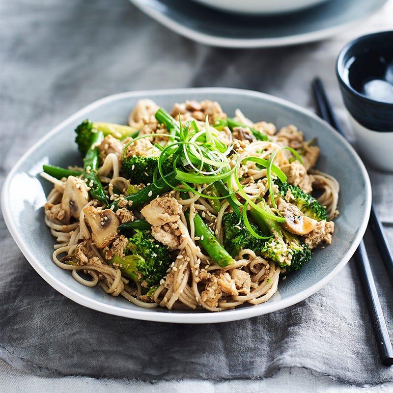 Photo of Tofu 'mince' stir-fry with soba noodles by WW