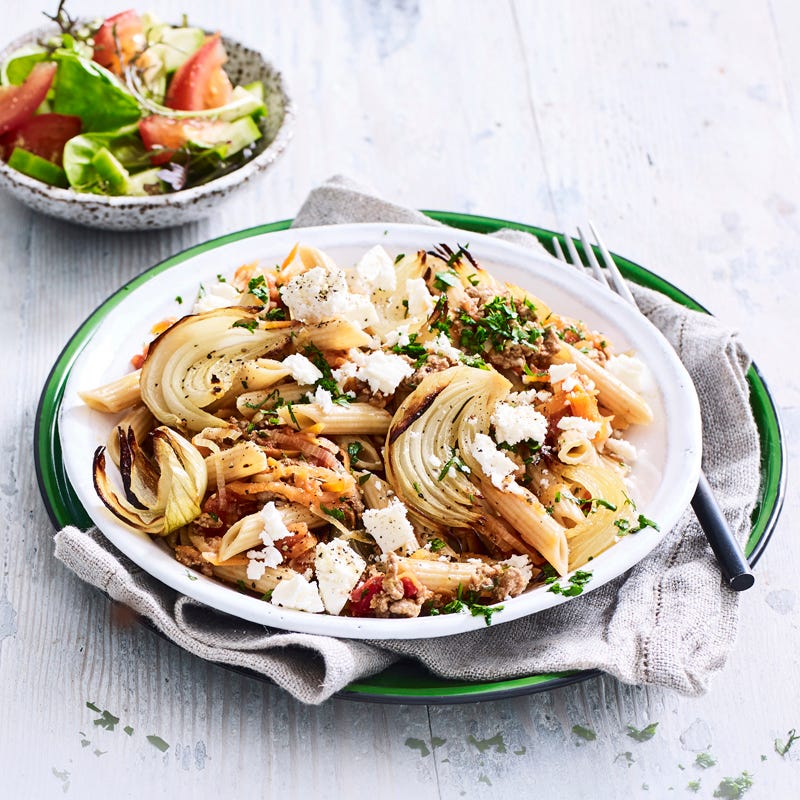Photo of Lamb, rosemary and caramelised onion pasta by WW