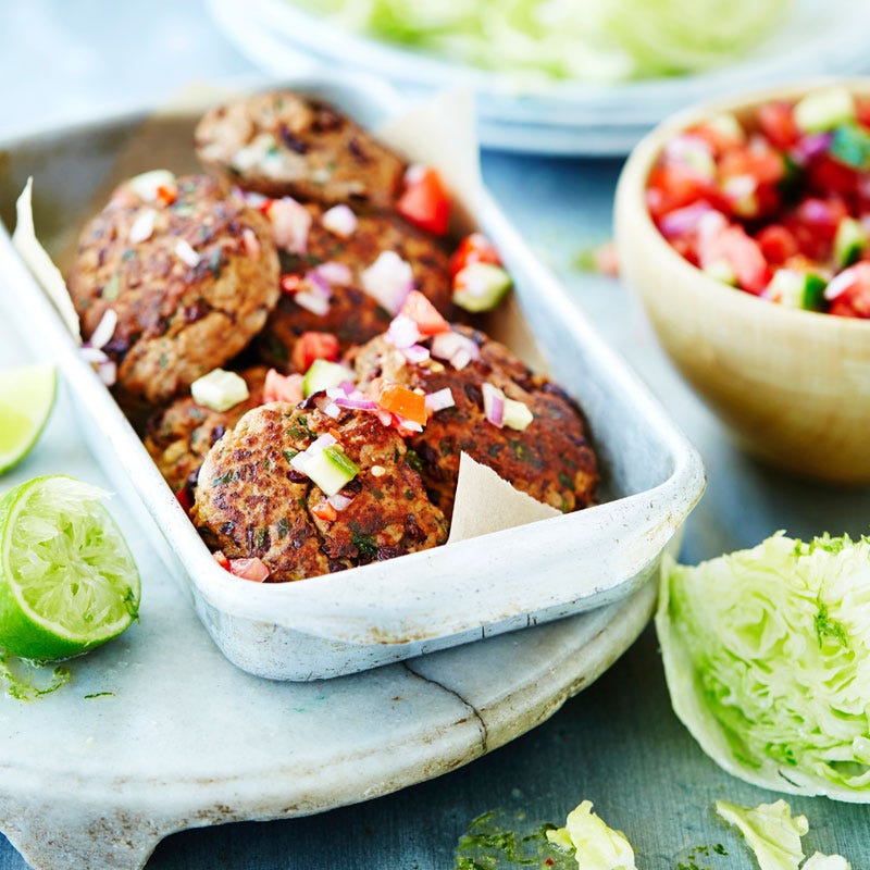 Photo of Spicy lamb and kidney bean patties by WW