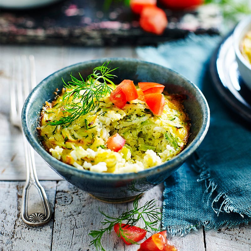 Photo of Greek-style egg, zucchini and rice bakes by WW