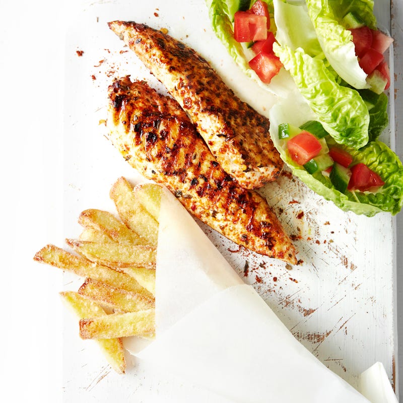 Photo of Portuguese chicken with oven baked fries by WW