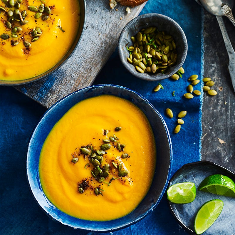 Photo of Sweet potato soup with Cajun pepitas by WW