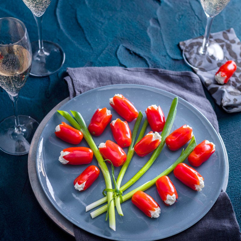 Photo of Cottage cheese and tomato bouquet by WW