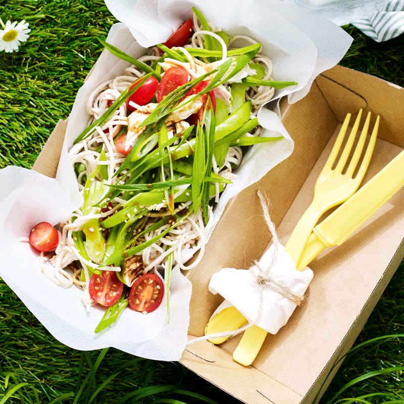 Photo of Poached chicken, sesame and soba noodle salad by WW