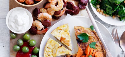 Spanish tapas share platter