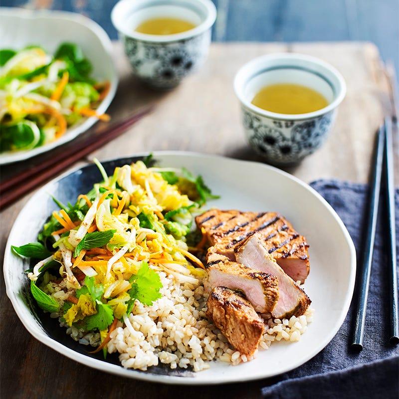 Photo of Korean pork with quick kimchi by WW