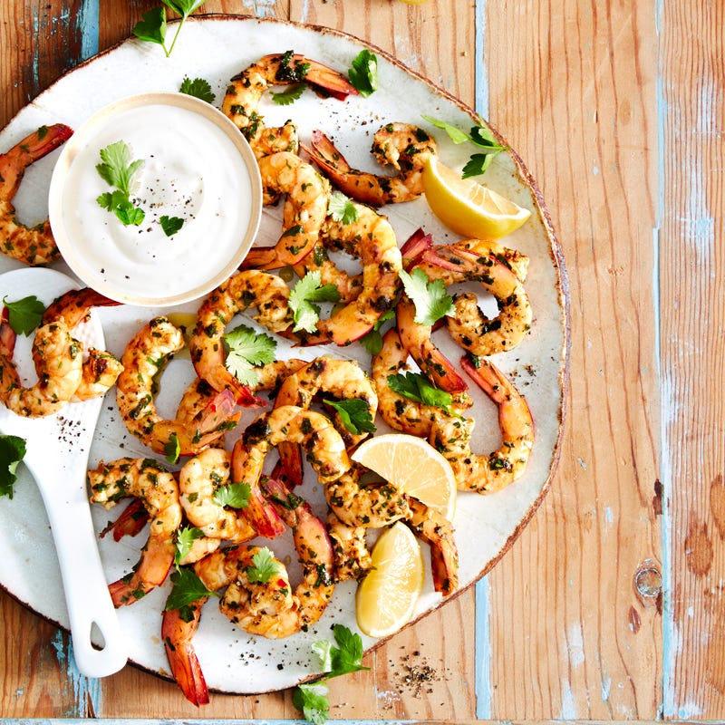 Photo of Barbecued chermoula prawns by WW