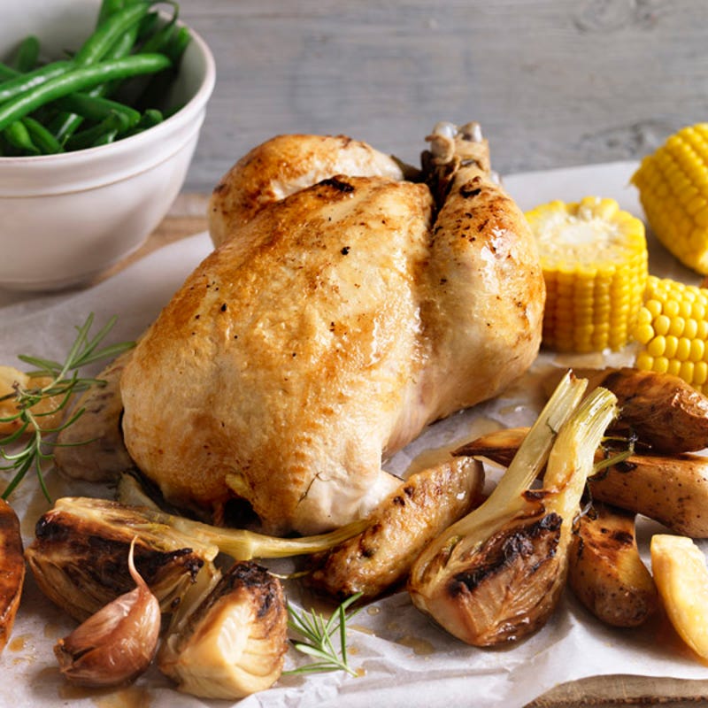 Photo of Whole chicken with fennel and kipflers by WW