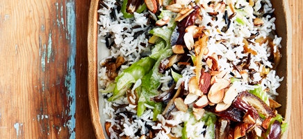 Persian wild rice salad