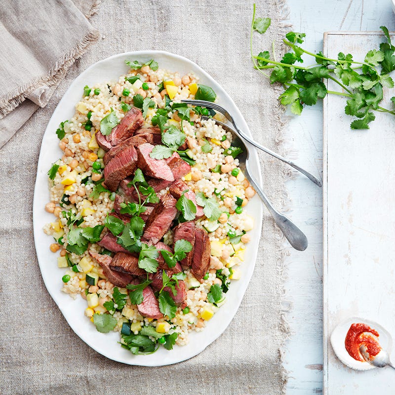 Photo of Spicy lamb with pearl couscous by WW