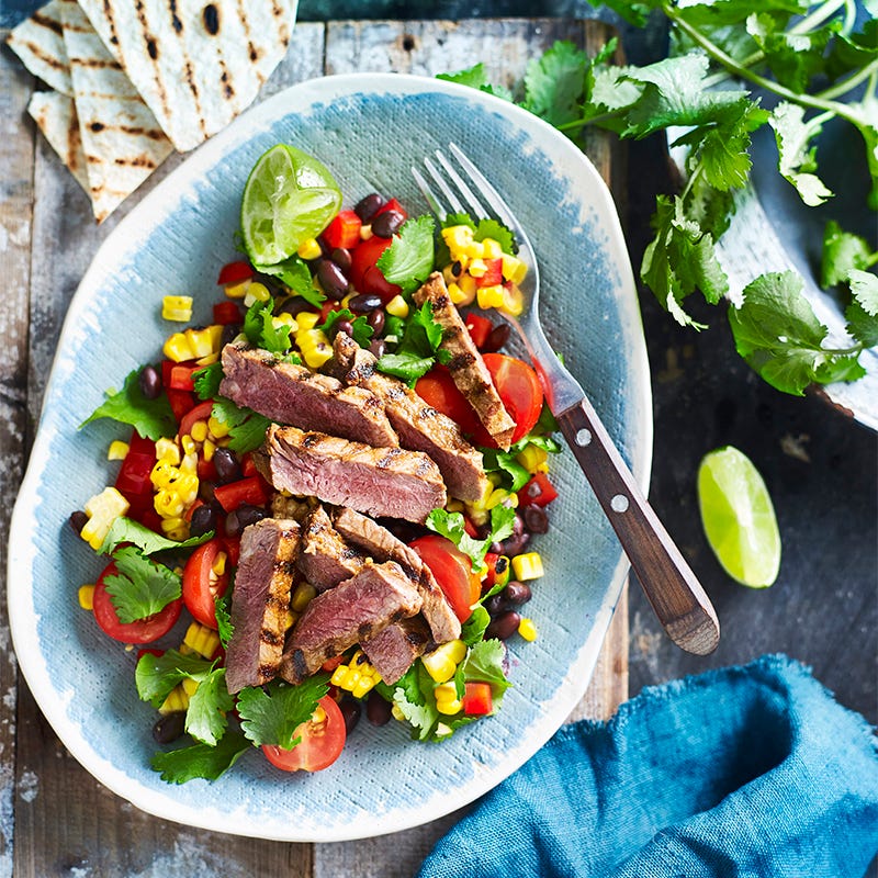 Photo of Mexican beef steak salad by WW