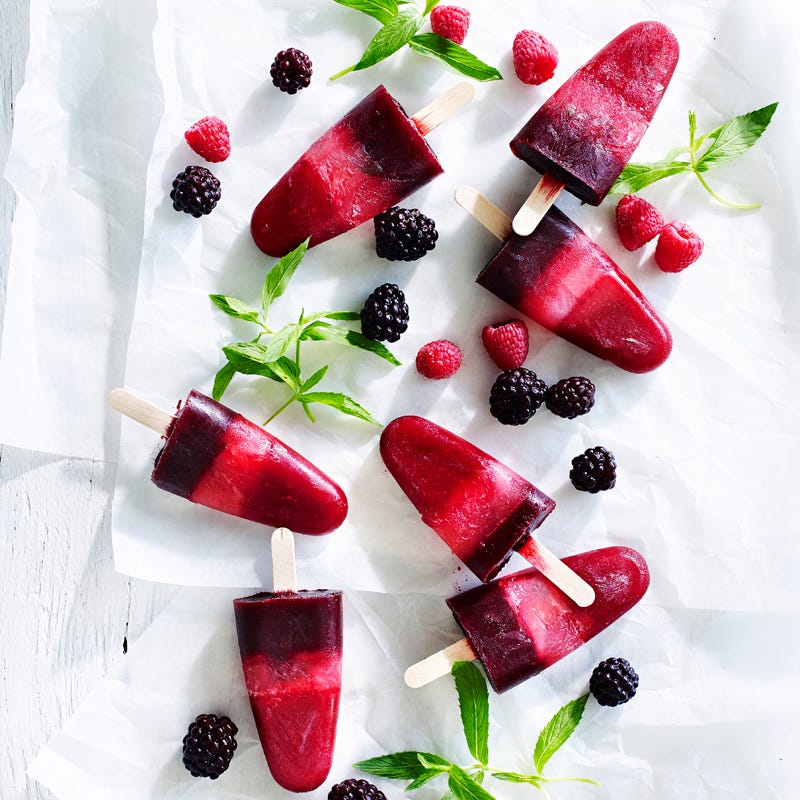 Photo of Lemon, mint and berry iceblocks by WW