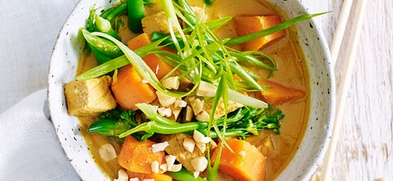 Massaman pork and pumpkin curry