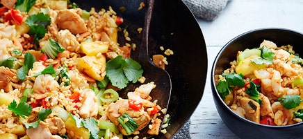 Pineapple combination fried rice