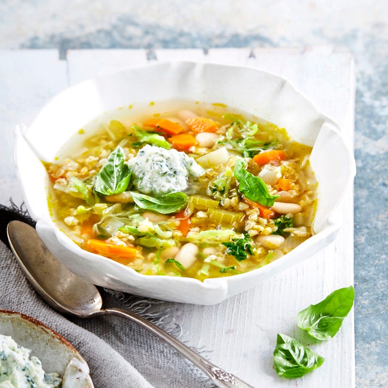 Photo of Freekeh minestrone by WW