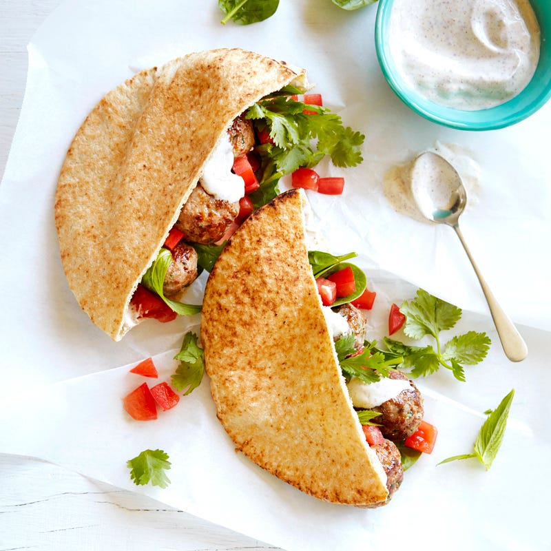 Photo of Kofta meatballs in pita by WW