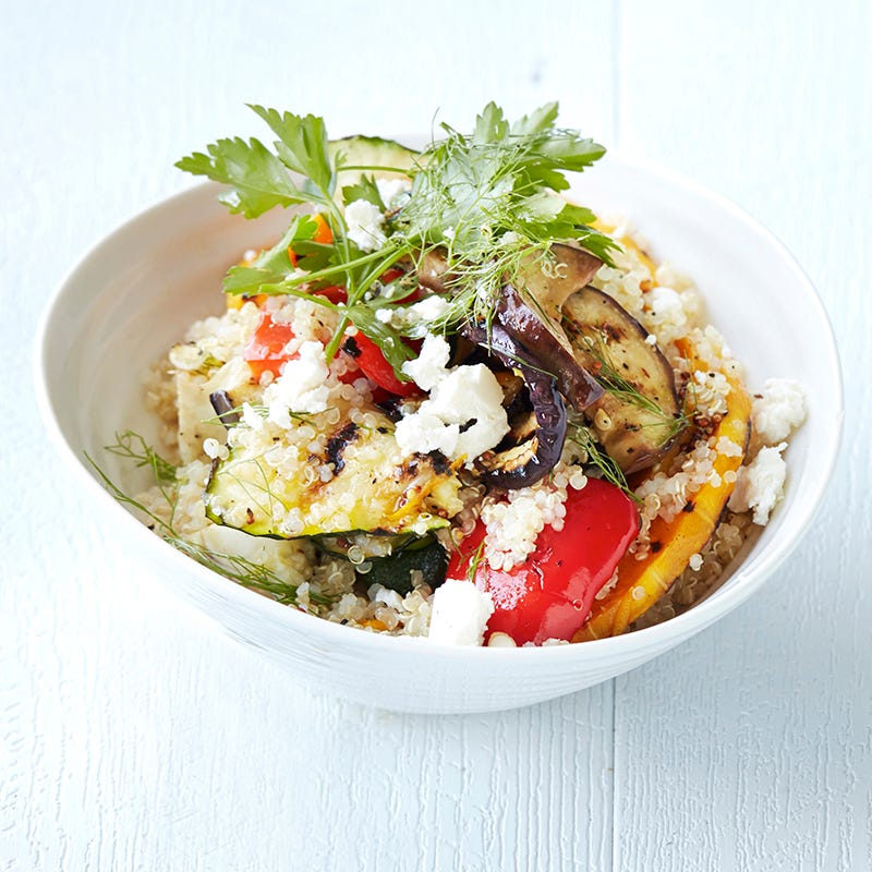 Photo of Warm grilled vegetable and quinoa salad by WW