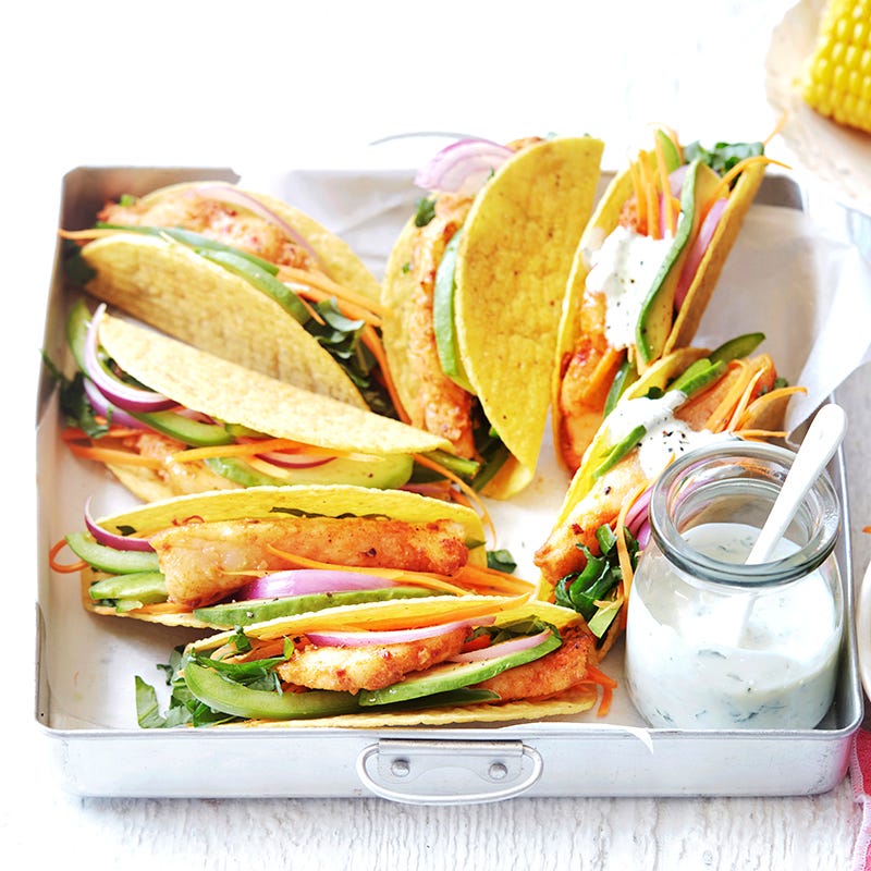 Photo of Fish tacos with kale by WW