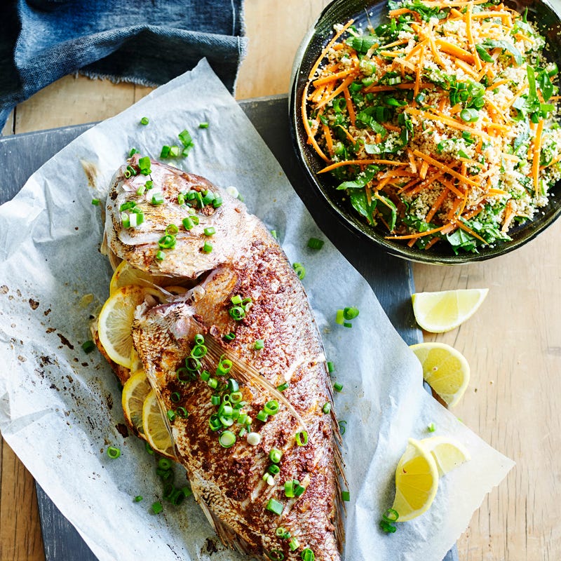 Photo of Moroccan-spiced fish with couscous by WW